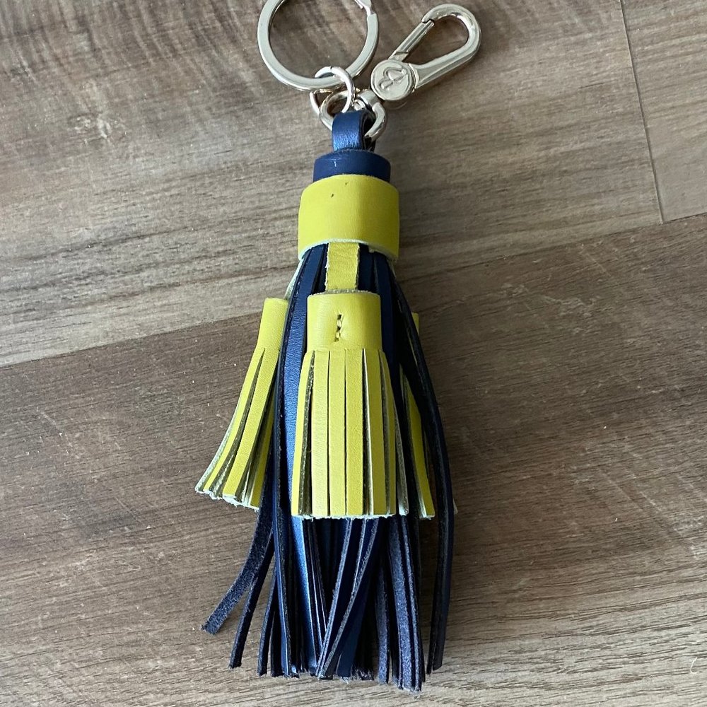 LEATHER TASSEL KEYCHAIN from Mark & Graham